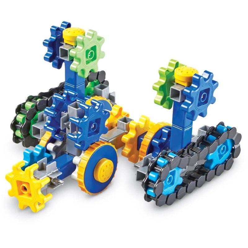 Learning Resources Learning Resources Gears! Gears! Gears! Treadmobiles Building Set, STEM Toys, Develops Early Engineering Skills, 108 Pieces, Ages 5+ - Image 3