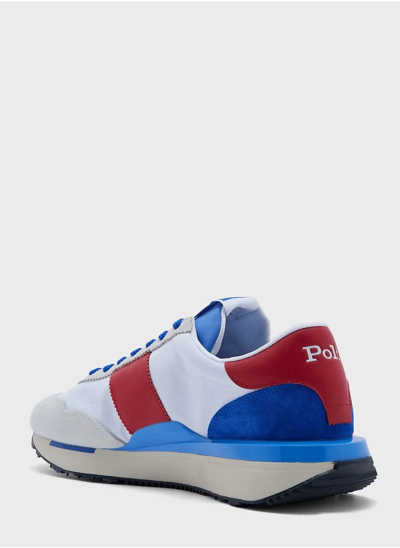 POLO RALPH LAUREN Train 89 Suede-Paneled Sneaker