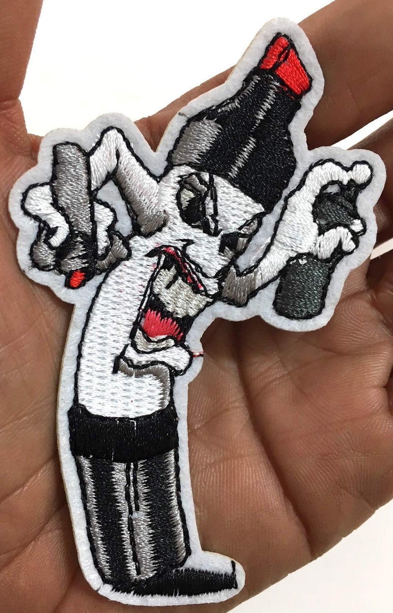 PRK 14 Graffiti Street Art Inspired Cool Iron on Clothing Patches for Jeans Jackets Backpacks hat Shirt Accessory Fashion Style Original Design Quality Made Marker Decorative Patch Embroidered (Shame 125th) - Image 2