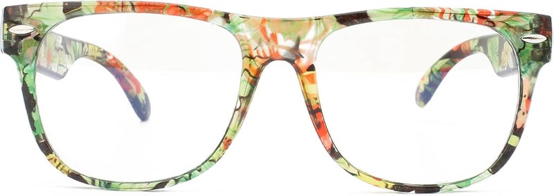 OWL Kids Clear Lens Glasses UV Protection for Children, Colorful Frames Fun Pretend Play Eyewear Non Prescription - Image 2