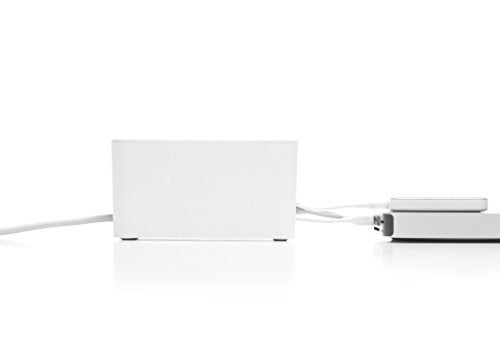 Bluelounge CableBox Mini White - Cable Management - Small Surge Protector Included - Image 3