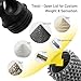 Omilly Little Ouchies Pain Fidget Toy with Adjustable Weight Carabiner 3D Printed Spiky Sensory Keychain for Anxiety Relief and Focus Portable Stress Relief Tool for Adults Teens Skin Picking4 Pack - Image 4
