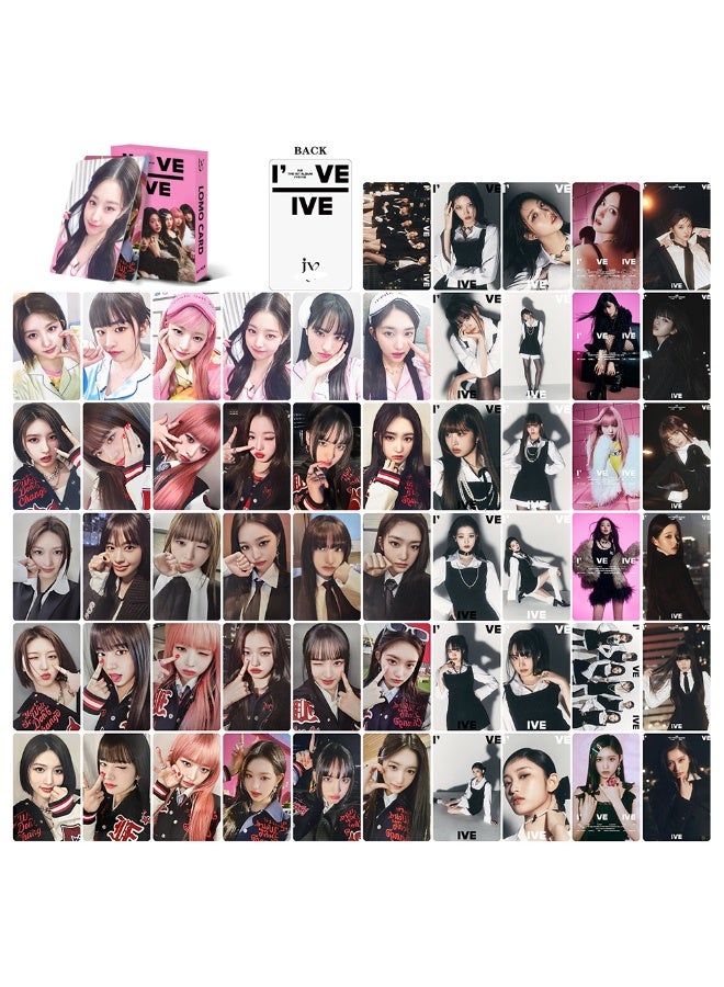 NIBEMINENT 55 Pcs Kpop IVE I'VE IVE Lomo Cards Card For Fans Collection Gifts - Image 1