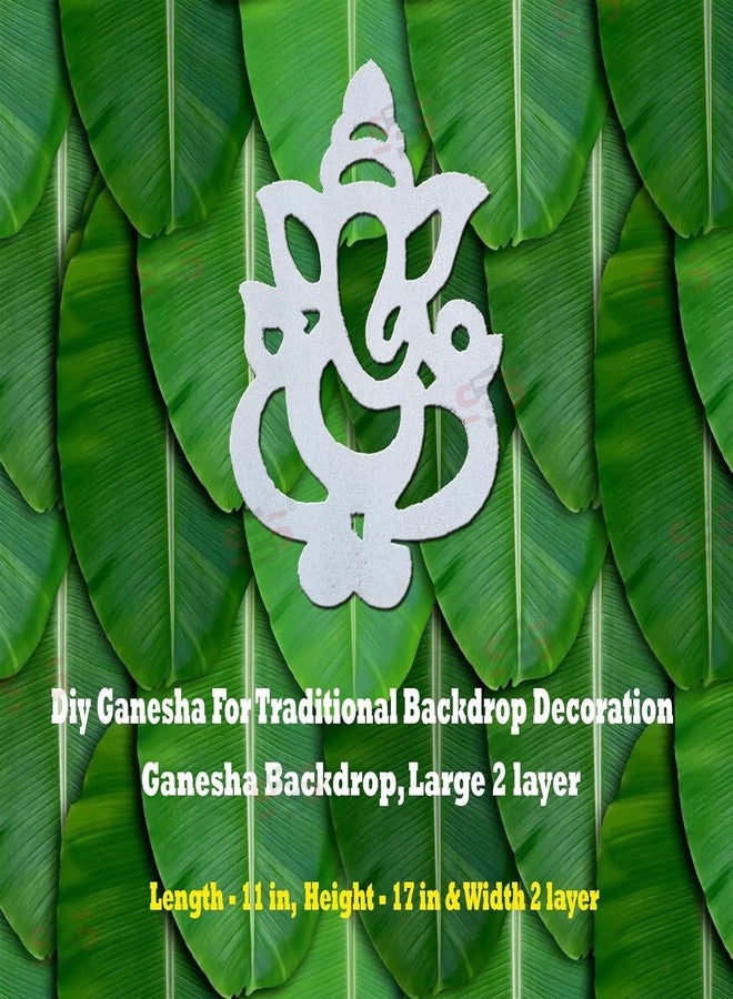 S2S DIY Ganesha for Traditional Backdrop Decoration, Backdrop Ganesha Decoration (Width - 11 in, Height - 17 in) (Depth 2 Layer) (Pack of 1) - Image 5