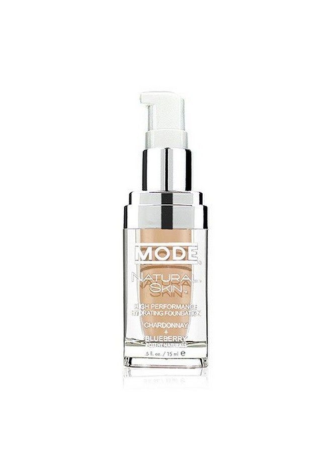 MODE Cosmetics Mode Natural Skin Hydrating Foundation Light Medium Olive Ns4 Nourishing Skincare Coconut Glycerin Chardonnay Grape Wild Blueberry Extract Breathable Coverage Demi Matte Finish Vegan Cruelty Free  - Image 1