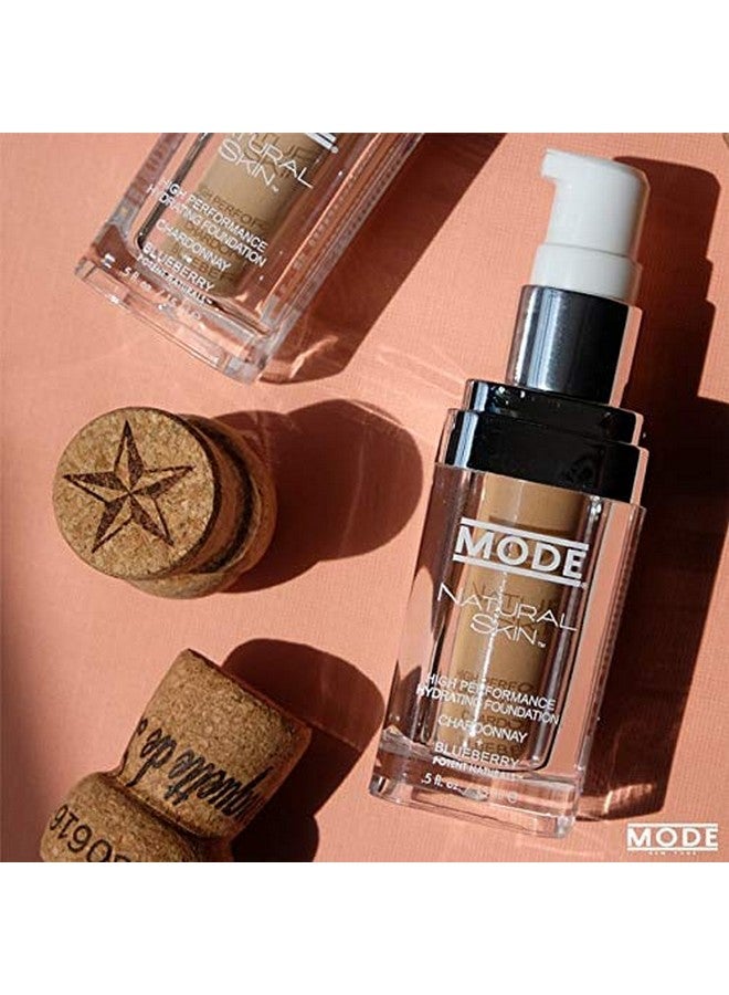 MODE Cosmetics Mode Natural Skin Hydrating Foundation Light Medium Olive Ns4 Nourishing Skincare Coconut Glycerin Chardonnay Grape Wild Blueberry Extract Breathable Coverage Demi Matte Finish Vegan Cruelty Free  - Image 5
