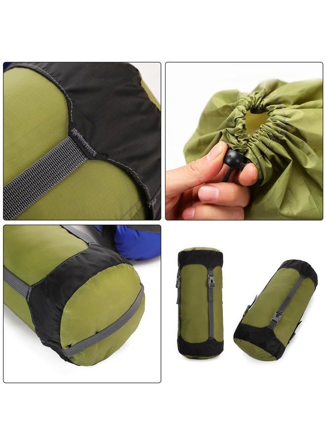 TRIWONDER Compression Stuff Sack 8L 15L 25L 35L Compression Sleeping Bag Stuff Sack Waterproof & Ultralight Storage Sack for Camping, Hiking, Backpacking (B# Orange, M) - Image 5