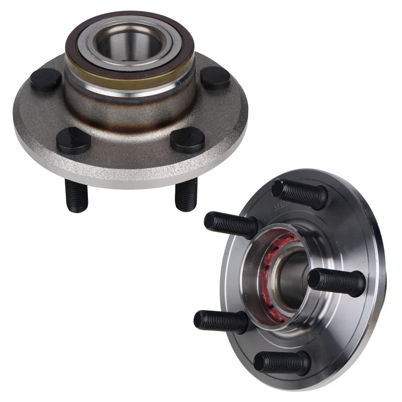 KUSATEC 513224 Front 2PCS Wheel Bearing and Hub Assembly Compatible with Dodge Charger 20062014Challenger 20082014Magnum 20052008 Chrysler 300 20052014 5 Lug wABS