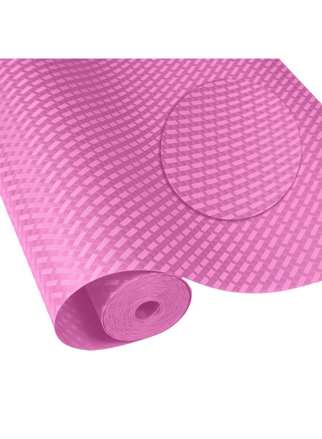 ElastPro EVA Food Grade Washable Anti Slip Mat/Sheet for Fridge, Shelf Liner, Table, Kitchen Drawer mat (Pink Crossed Stripe, 5 Meter) - Image 2