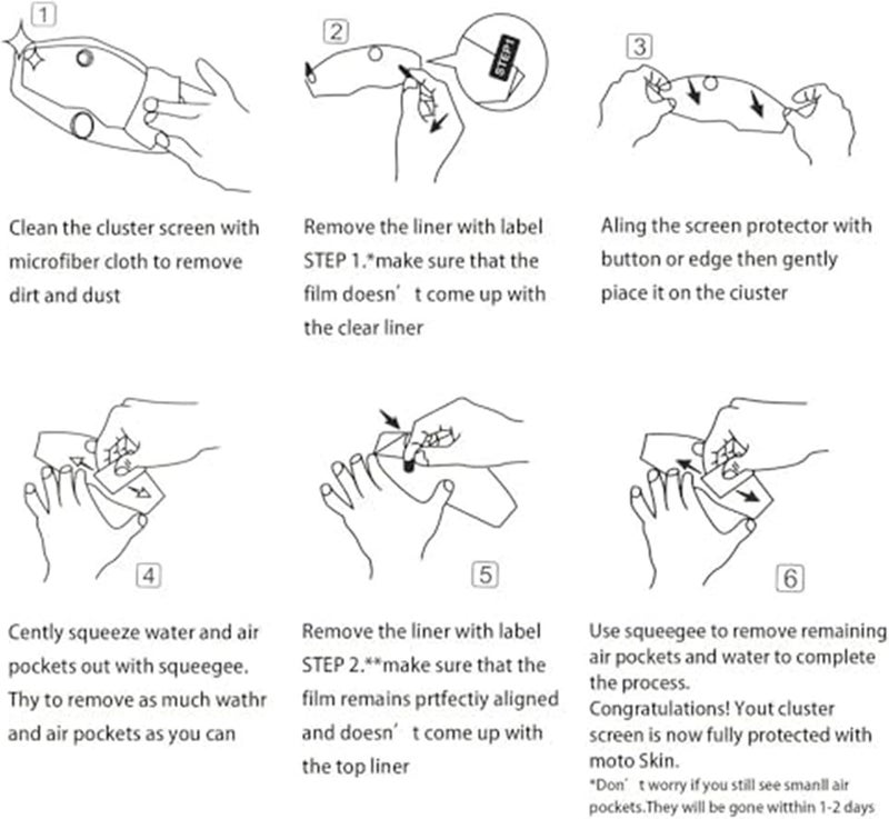 Wivplex Motorcycle Screen Protector Kit - Image 3