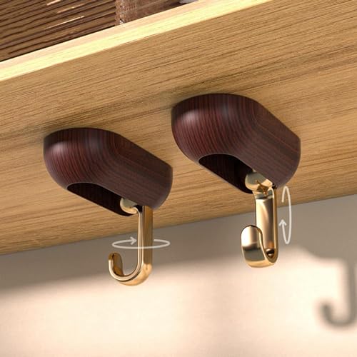 ELMVIA Self Adhesive Wall Hooks Hanger Hook for Bathroom & Kitchen Multi-Purpose Use Heavy Duty Waterproof and Rustproof Upto10KG (Cabinet Hook, 3PCS) - Image 4