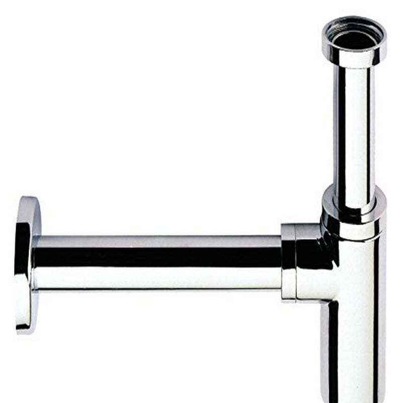 Remer 958L-CR P-Trap, 3" L x 2.56" W, Brass - Image 4