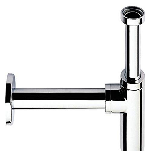 Remer 958L-CR P-Trap, 3" L x 2.56" W, Brass - Image 1