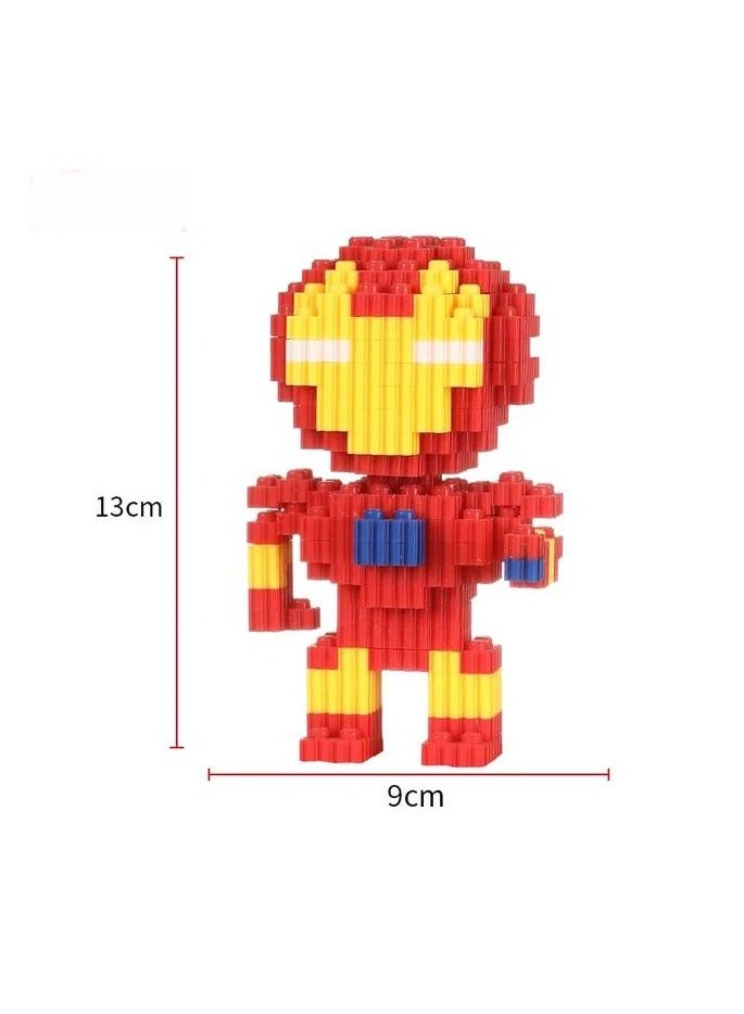 KKTS Mini Building Blocks Brick Toys Cartoon character Model Educational Blocks Toys for Children (Iron Man) 516pcs - Image 2