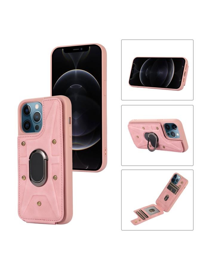 اس-توب جراب لهاتف iPhone 12 Pro Max Armor Ring Wallet غطاء خلفي لهاتف - Image 1