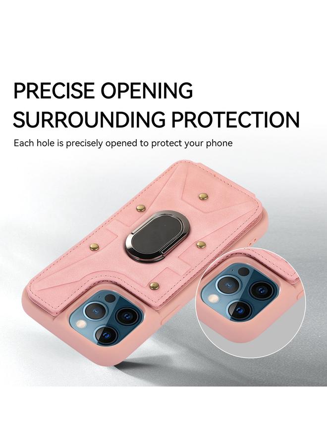 اس-توب جراب لهاتف iPhone 12 Pro Max Armor Ring Wallet غطاء خلفي لهاتف - Image 3