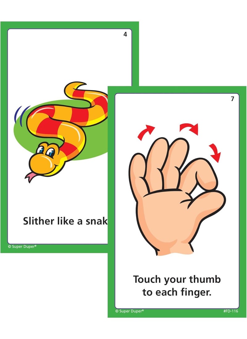 Super Duper Publications Super Duper Publications | Move Your Body Fun Deck | Occupational Therapy Flash Cards | Educational Learning Materials for Children  - Image 4