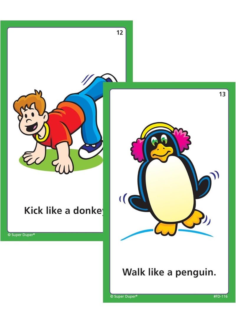 Super Duper Publications Super Duper Publications | Move Your Body Fun Deck | Occupational Therapy Flash Cards | Educational Learning Materials for Children  - Image 2