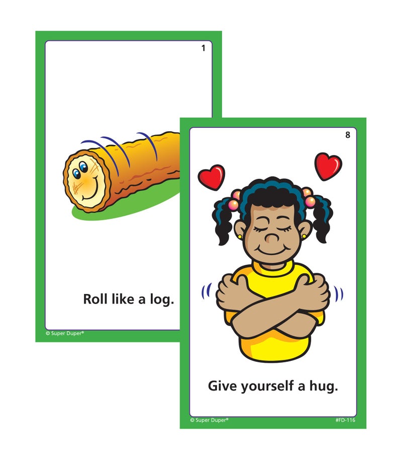 Super Duper Publications Super Duper Publications | Move Your Body Fun Deck | Occupational Therapy Flash Cards | Educational Learning Materials for Children  - Image 2