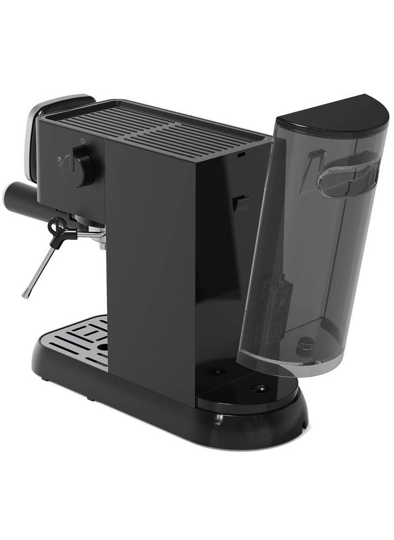 arzum okka Solo Espresso Machine Semi Automatic 1628 Watt Pressure15 bar  Capacity: 1.1L liters OK0034-0500 Black/Silver  - Image 3