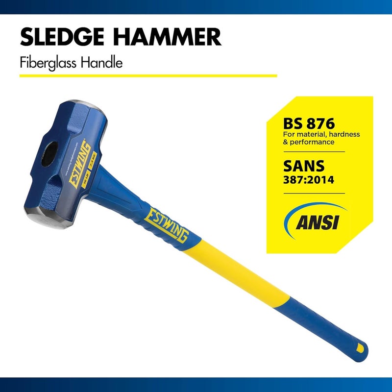 Estwing 16 lb Strong Sledgehammer with 36-Inch Fiberglass Handle - Image 3