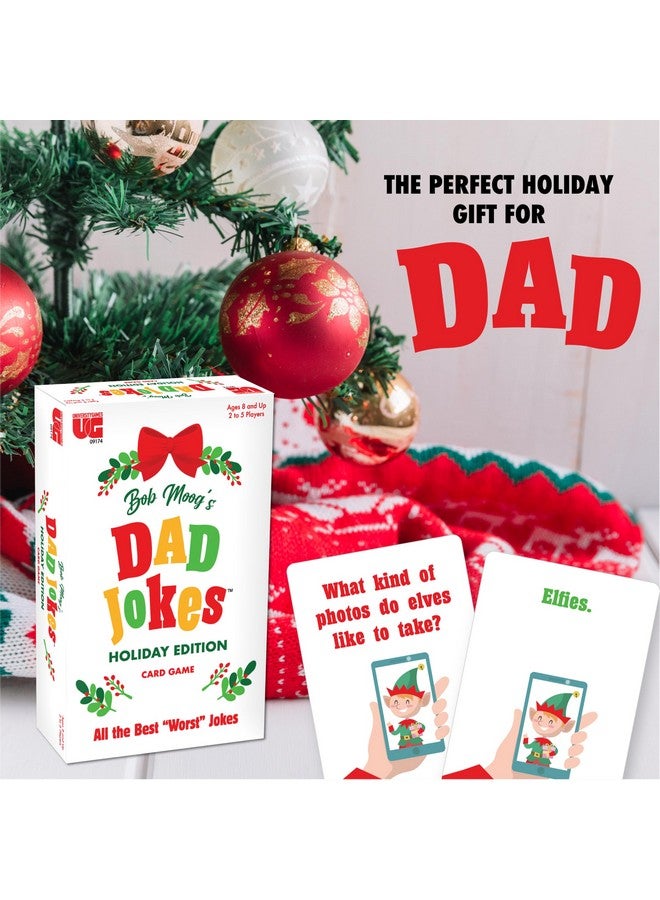 University Games, Bob Moog's Dad Jokes Holiday Edition Matching Card Game, Perfect for Game Night, for Ages 8 and Up, 2-6 Players - Image 3