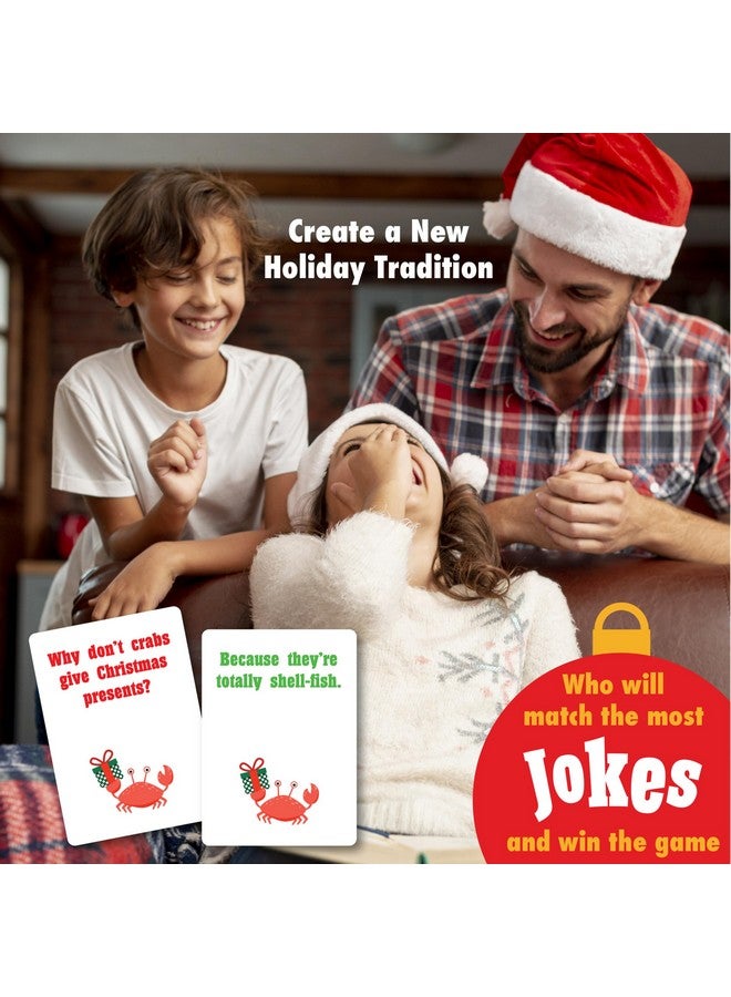 University Games, Bob Moog's Dad Jokes Holiday Edition Matching Card Game, Perfect for Game Night, for Ages 8 and Up, 2-6 Players - Image 5