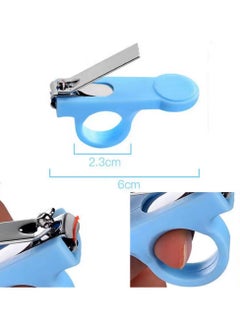 NQOOH Rust Resistant Baby Nail Clipper Safe for Newborns and Children Easy to Use in Blue Colour  - Image 3