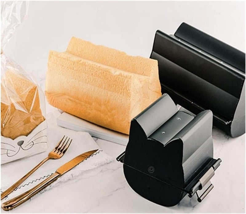 Bread Loaf Pan Non Stick Mold Cute Cat Shaped Baking Tool For DIY Cakes Biscuits - Image 4