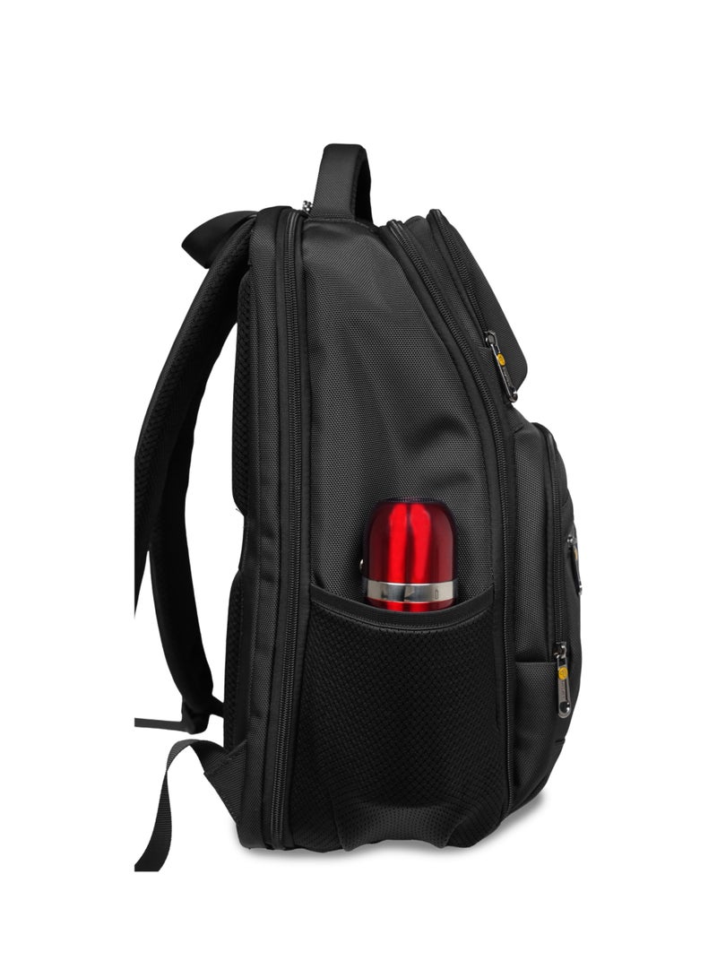President Stylish & Durable Everyday Carry Backpack (Article 6127-01) - BLACK - Image 5