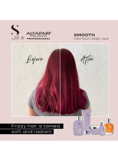 ALFAPARF MILANO Semi Di Lino Smoothing Sulfate Free Shampoo - Anti Frizz Hair Care & Cleansing Shampoo to Revitalize Dry Hair & Restore Shine - pzsku/Z29A75D16FA98C18E6D27Z/45/_/1738216025/97153b67-c716-49c5-88de-a5c96648e1ac