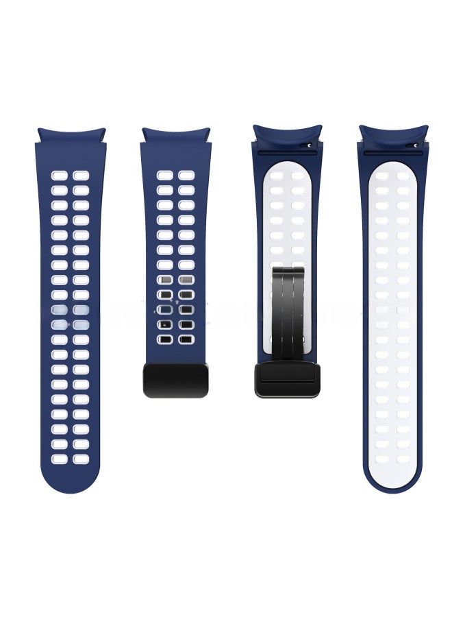 نيوترل لحزام ساعة سامسونج جالاكسي ووتش 6/5/4 سيليكون ثنائي اللون مع مشبك مغناطيسي قابل للطي - مناسب أيضًا لووتش 5 برو - Image 1