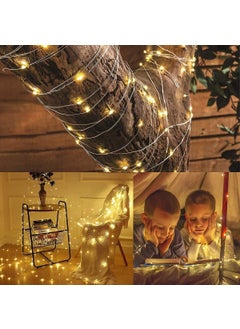 SHOPIVA SHOPIVA an Exclusively Window Curtain String Light 300 LED 8 Lighting Modes Fairy Lights Remote Control USB Powered Home Wall Decorations Warm White  - Image 5