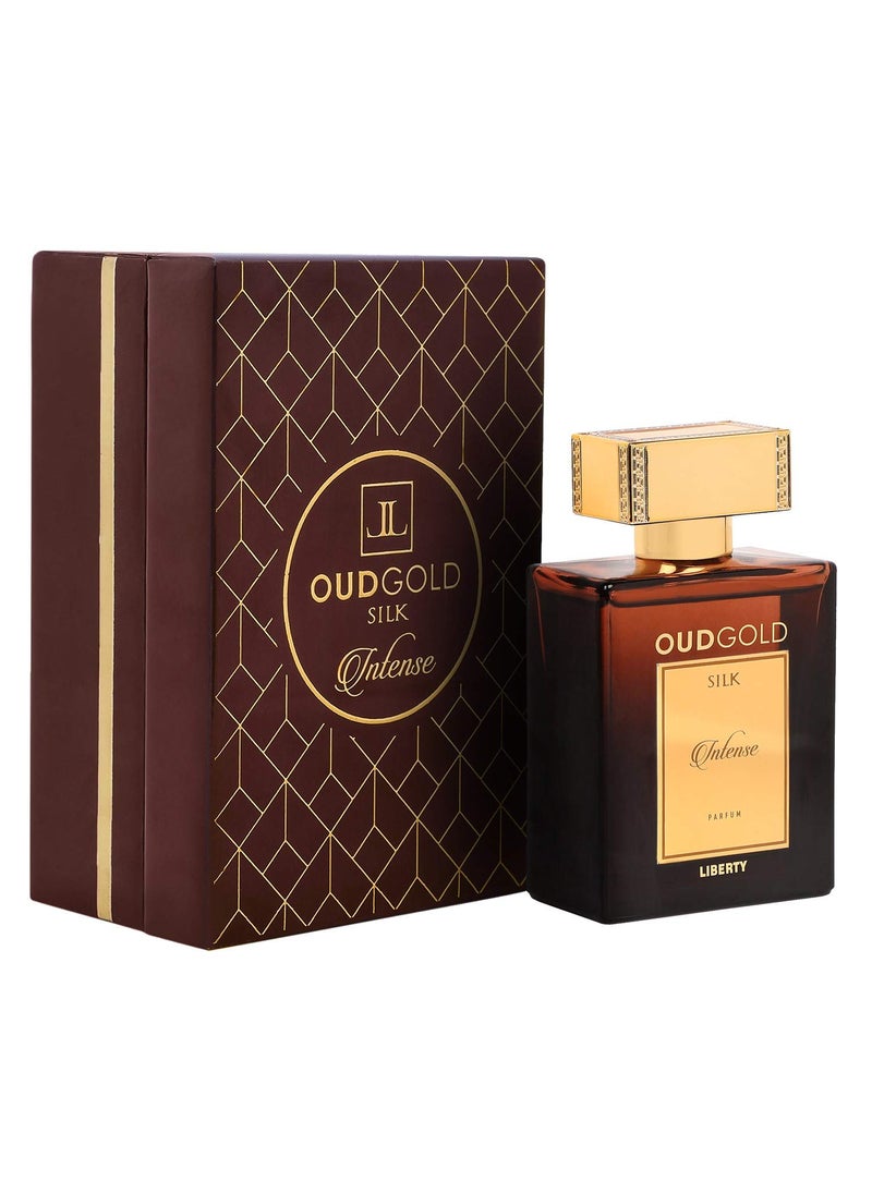 Liberty - Liberty Premium Oud Luxury Seductive Long Lasting 3 days OudGold Silk Intense Parfum for Men  Women 100ml34Oz Designed in France Woody Notes - Image 1