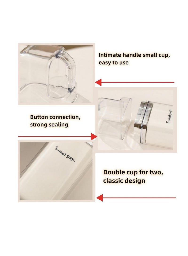 3-in-1 Dustproof Travel Toothbrush Holder Case – Portable Multifunctional with Toothpaste Container & Rinse Cup | for Travel, Business, Camping, School & Trips（1pcs,Dog）  - Image 4