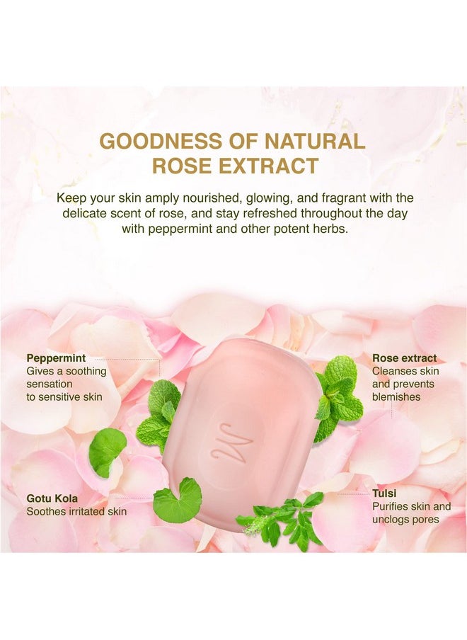 Maharishi Ayurveda - Rose Soap 100 Gm (Pack Of 4) - Image 1