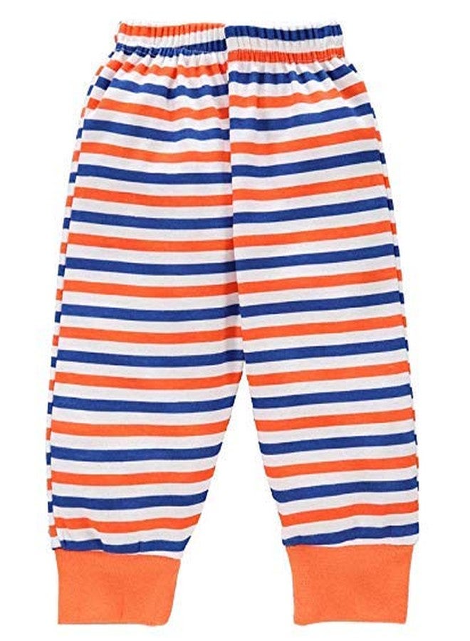 Magic Town Baby Cotton Pajama Pants with Rib Unisex's (Pack of 4) (Blue, 18-24 Months) - Image 2