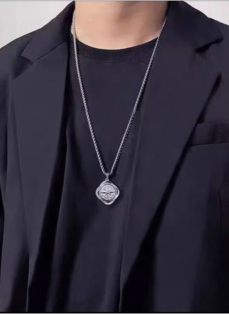 JewelryEveryday High Quality Silver Stainless Steel Necklace For Men Size 70 cm  - Image 3