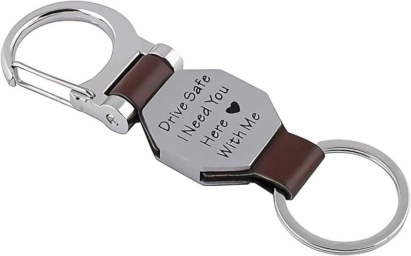 AUGEN Premium Anchor Stainless Steel Keychain Metal For Gifting With Key Ring Anti-Rust (Pack Of 1) - Image 1