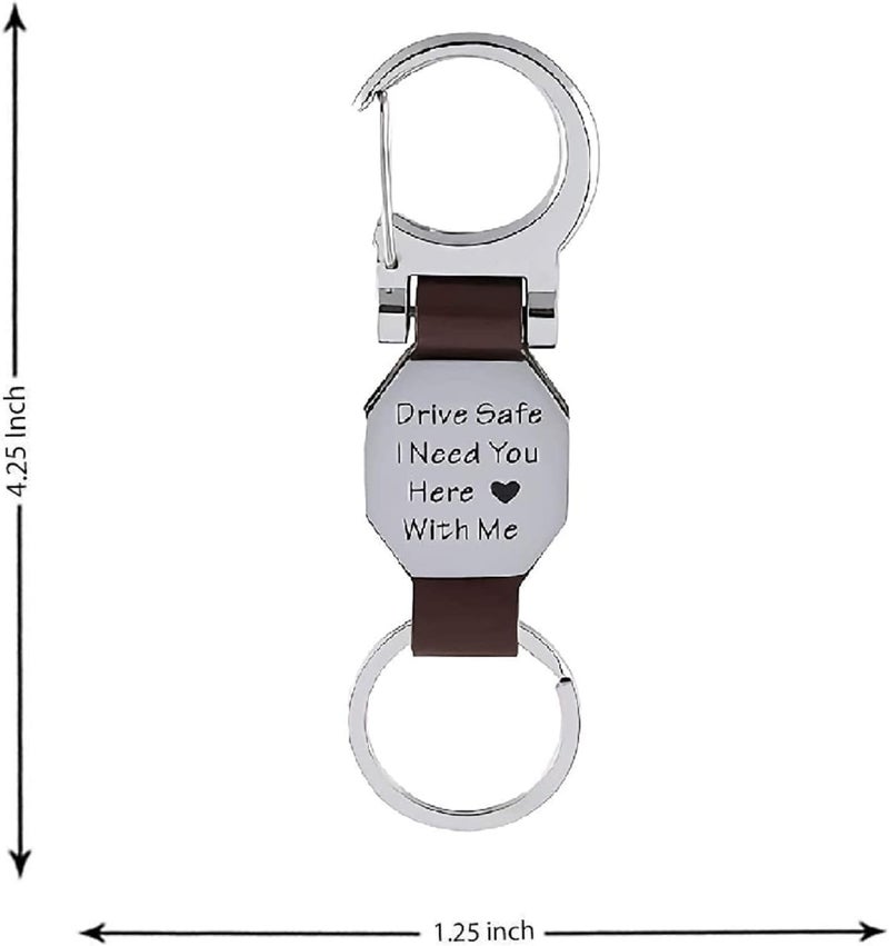 AUGEN Premium Anchor Stainless Steel Keychain Metal For Gifting With Key Ring Anti-Rust (Pack Of 1) - Image 2