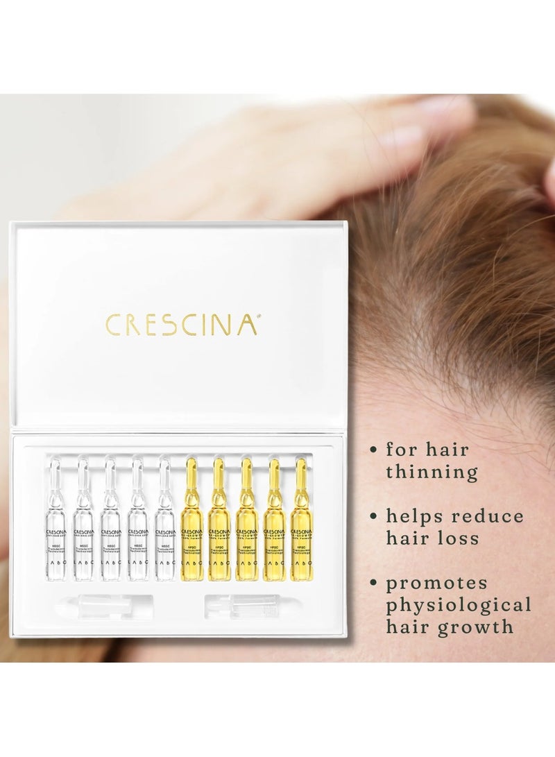 Crescina Transdermic Hfsc Complete Treatment Vials for Women 1300(advanced stage)10+10units - Image 3