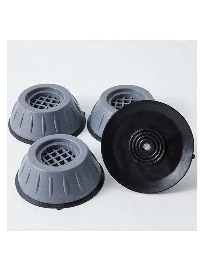 Gulf Trend Anti Vibration Pads for Universal Washing Machine Universal Foot Pad Base, 4 x Universal Foot Stabiliser for Washing Machines, Refrigerators, and Dryers, Raise Height Reduce Noise4CM Gray 4PCS, - Image 4