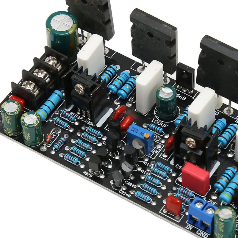 200W لوحة مضخم طاقة أحادي A1943 C5200 وحدة مضخم طاقة رقمي عالية الخرج لمكبر الصوت - Image 3