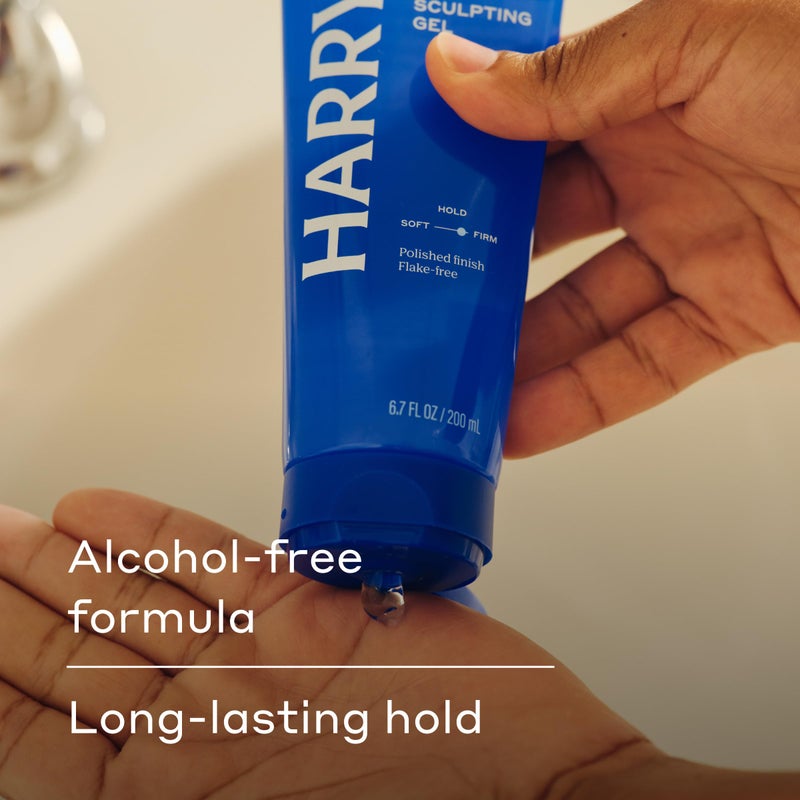 Harry's جل شعر هاري للرجال، جل شعر بتثبيت قوي وتشطيب لامع، 6.7 أونصة سائلة، 3 عبوات - Image 4