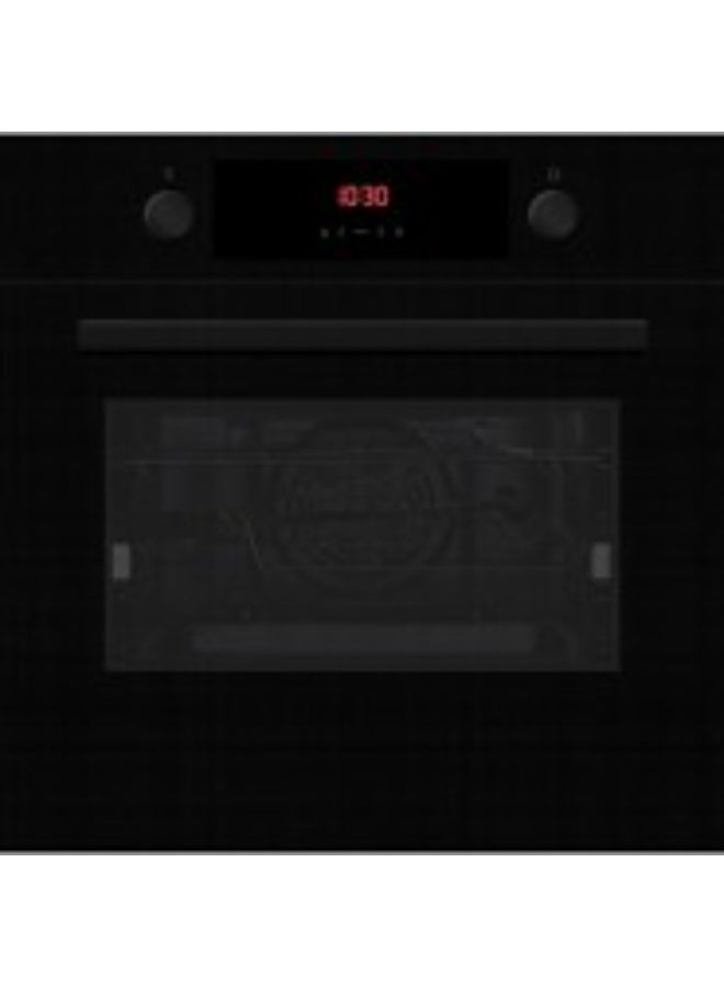 Thomson Fully Electric Oven  Ventilated With 11 Cooking Functions Black With Knobs And Electronic Touch Panel