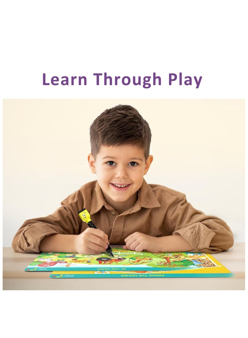 أريكسا لعبة AREXA التعليمية للبحث والعثور - أنشطة تعليمية قابلة لإعادة الاستخدام لمرحلة ما قبل المدرسة، مثالية للأطفال الصغار والأطفال الذين يحبون الألعاب والفنون والحرف اليدوية، وتبني المفردات، وهي هدايا للأعمار من 3 و4 و5 و6 سنوات - Image 4