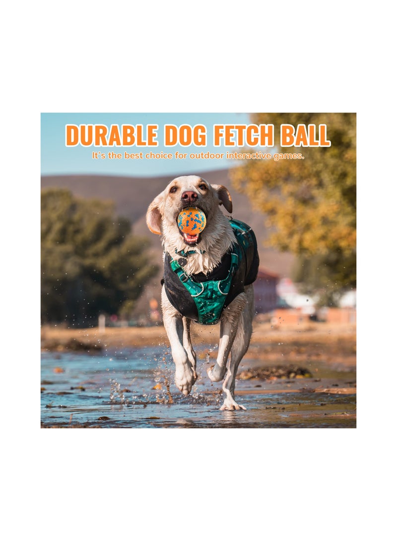 Safe Durable Dog Balls for Aggressive Chewers Perfect for Training and Fetch Set of 2 Floats in Water for All Sizes - Image 5