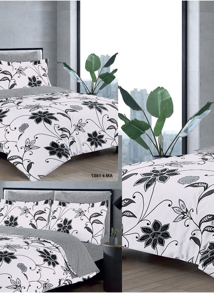 Amali  AMALI Gold Collection Polycotton Bedding & Linen Set – Duvet Cover, Fitted Bed Sheet & Pillowcases – Ultra-Soft, Durable Fabric for Exceptional Comfort & Long-Lasting Quality  - Image 3