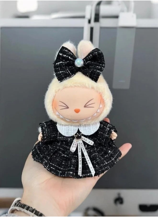 Paka Rabbit Clothes for Labubu, Toys Accessories Set(No doll), Including Hat, Top and Skirt, Doll Accessories  - Image 3