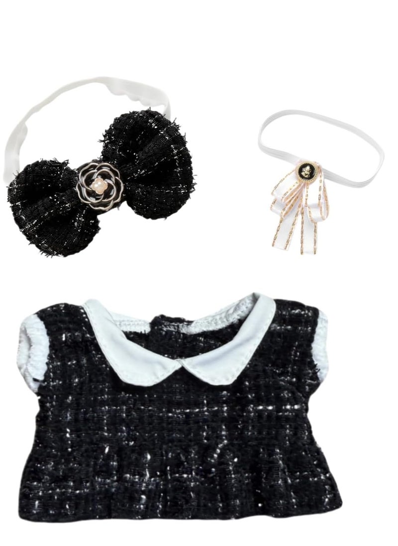 Paka Rabbit Clothes for Labubu, Toys Accessories Set(No doll), Including Hat, Top and Skirt, Doll Accessories  - Image 2